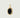 Black Onyx Oval Pendant Charm