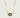 Blue Crystal Signature Charm Necklace