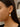 Embroidered Textured Asymmetric Pearl Earrings