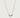 Emerald Spheres Bezel Set Necklace