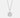 Engravable Gemstone Silver Coin Pendant
