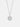 Engravable Gemstone Silver Coin Pendant