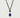 Gemstone Beaded Lazurite Charm Necklace