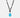 Gemstone Beaded Turquoise Charm Necklace