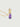 Lucky Charm Geometric Amethyst Pendant
