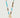 Triple Gemstone Nugget Beaded Necklace