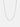 O Shape Chain Silver Necklace
