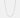 Oval Bead Silver Necklace-obyjewelry