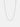 Oval Bead Silver Necklace-obyjewelry