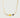 Bold Paperclip Gemstones Necklace