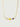 Bold Paperclip Gemstones Necklace