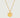 Pray Girl Emerald Coin Necklace