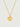 Pray Girl Emerald Coin Necklace