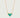 Princess Cut Emerald Heart Necklace