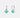 Princess Cut Emerald Heart Silver Hoop Earrings-obyjewelry