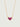 Princess Cut Ruby Heart Necklace