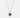 Satellite Round Gemstone Charm Necklace