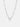 Silver Four Clover Emerald Charm Paperclip Necklace-obyjewelry