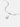 Silver Four Clover Emerald Charm Paperclip Necklace-obyjewelry