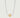 Texture Diamond Pearl Necklace
