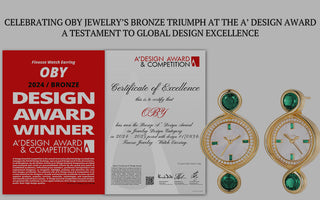 Celebrating OBY Jewelry’s Bronze Triumph at the A’ Design Award: A Testament to Global Design Excellence