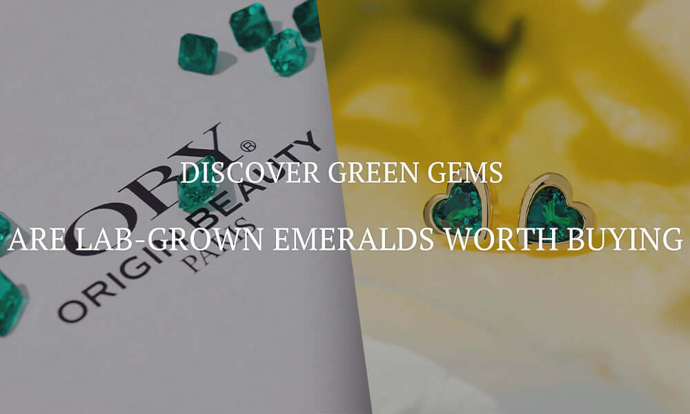 lab grown emeralds earrings