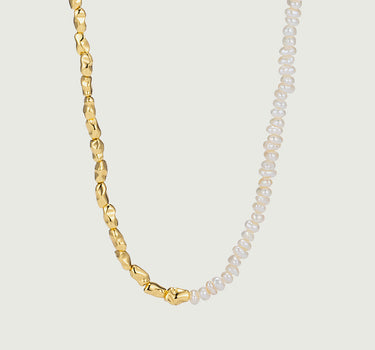 Pearl Nugget Beaded Necklace