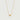 18k gold vermeil half pave 3d heart pendant necklace