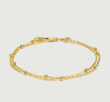 Spheres Double Chain Bracelet