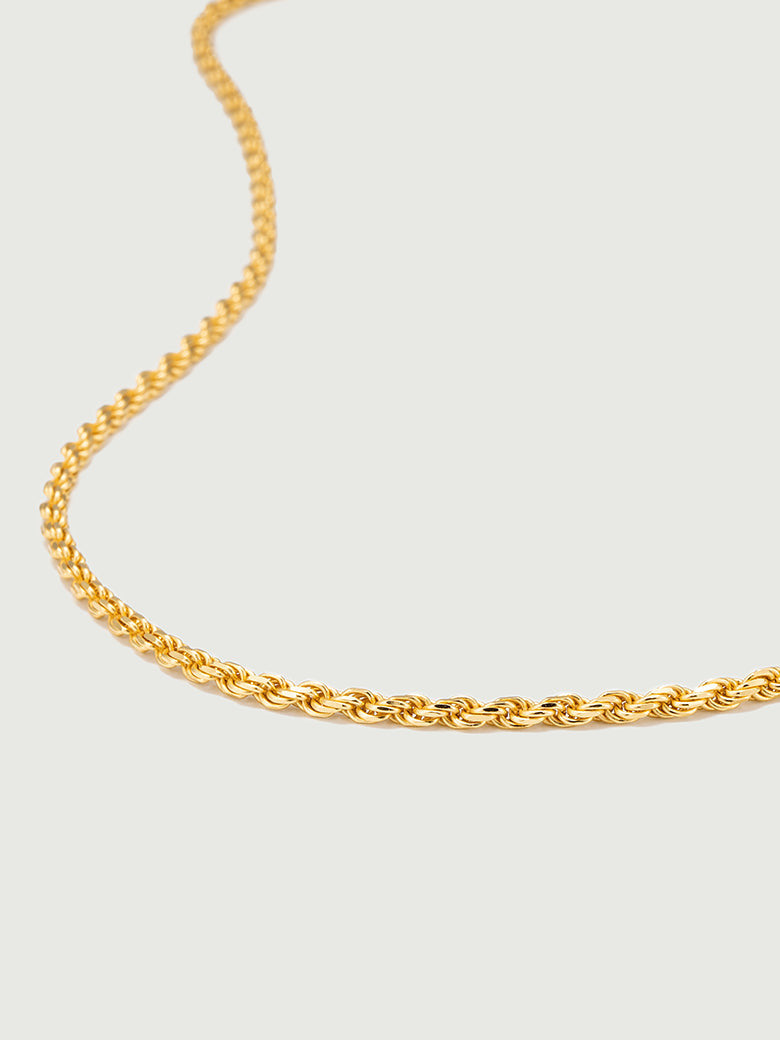 3mm Rope Chain Necklace
