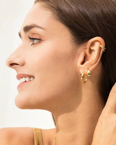 Stardust Moissanite Solitaire Earrings