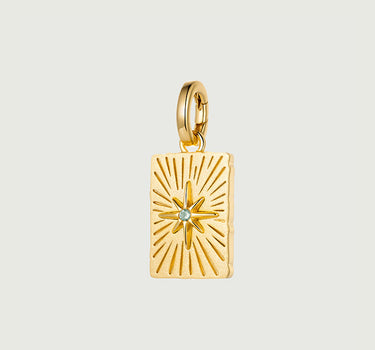 Stellar Birthstone Keepsake Engravable Pendant Necklace
