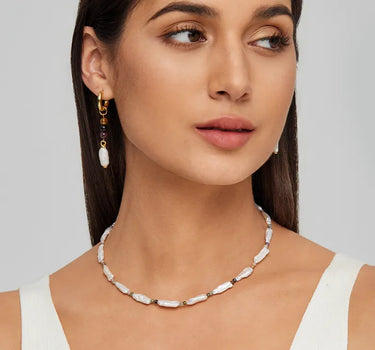 Array Pearl Bead Necklace