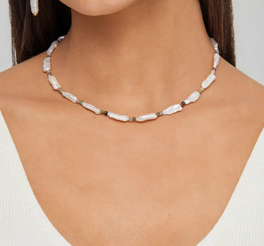 Array Pearl Bead Necklace