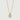Asscher Diamond Charm Necklace
