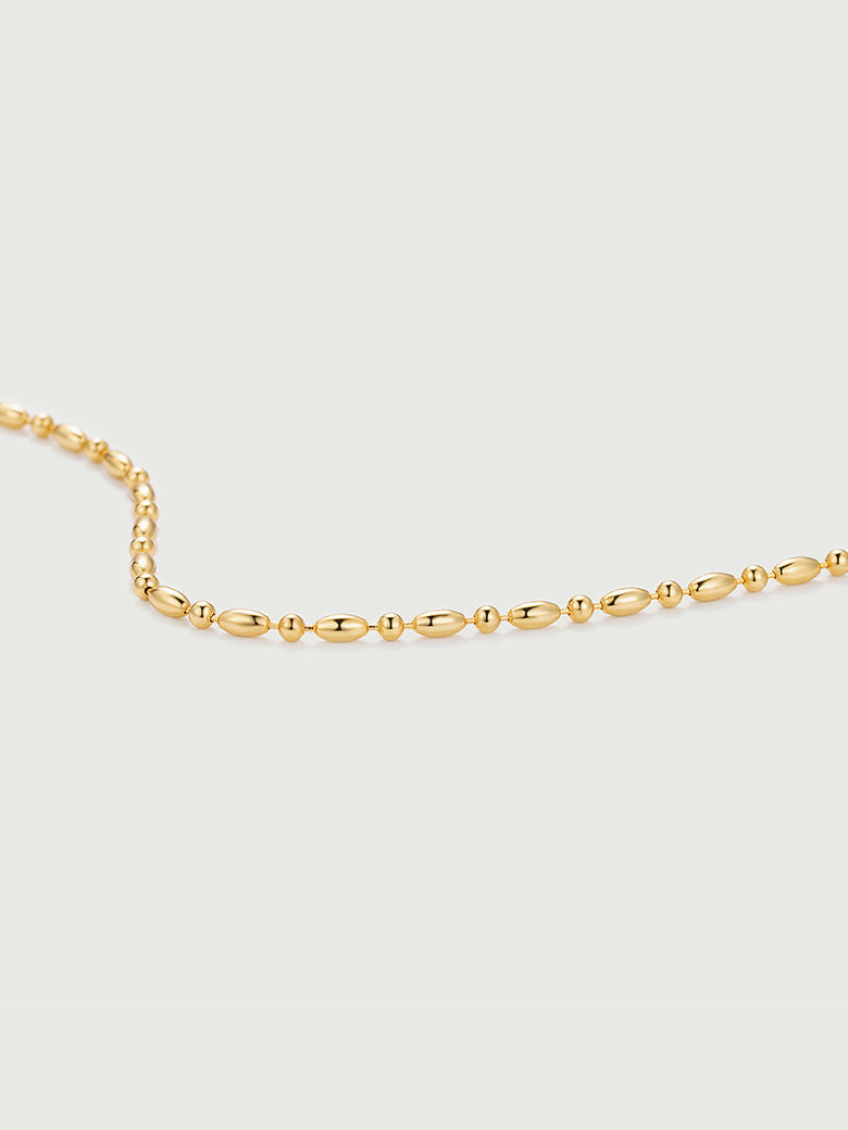 Golden Seed Beaded Chain