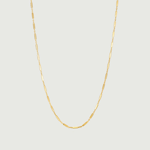 Bar Link Chain Necklace-obyjewelry