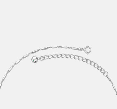 Bar Link Silver Chain Necklace-obyjewelry