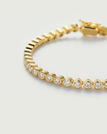 OBY Bezel Moissanite Tennis Bracelet