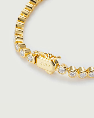 OBY Bezel Moissanite Tennis Bracelet