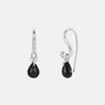 Black Onyx Hook Earrings