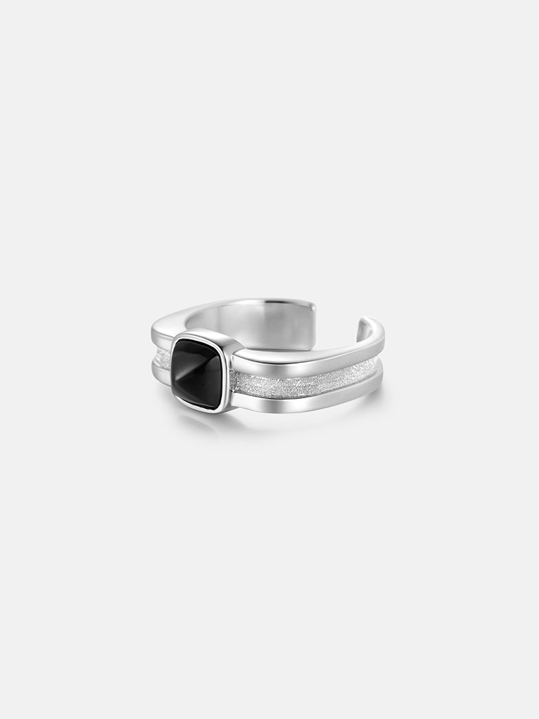 Black Onyx Signet Ring