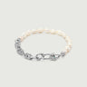 Bold Pearl Silver Bracelet