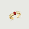 Bold Red Coral Ring