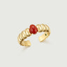 Bold Red Coral Ring