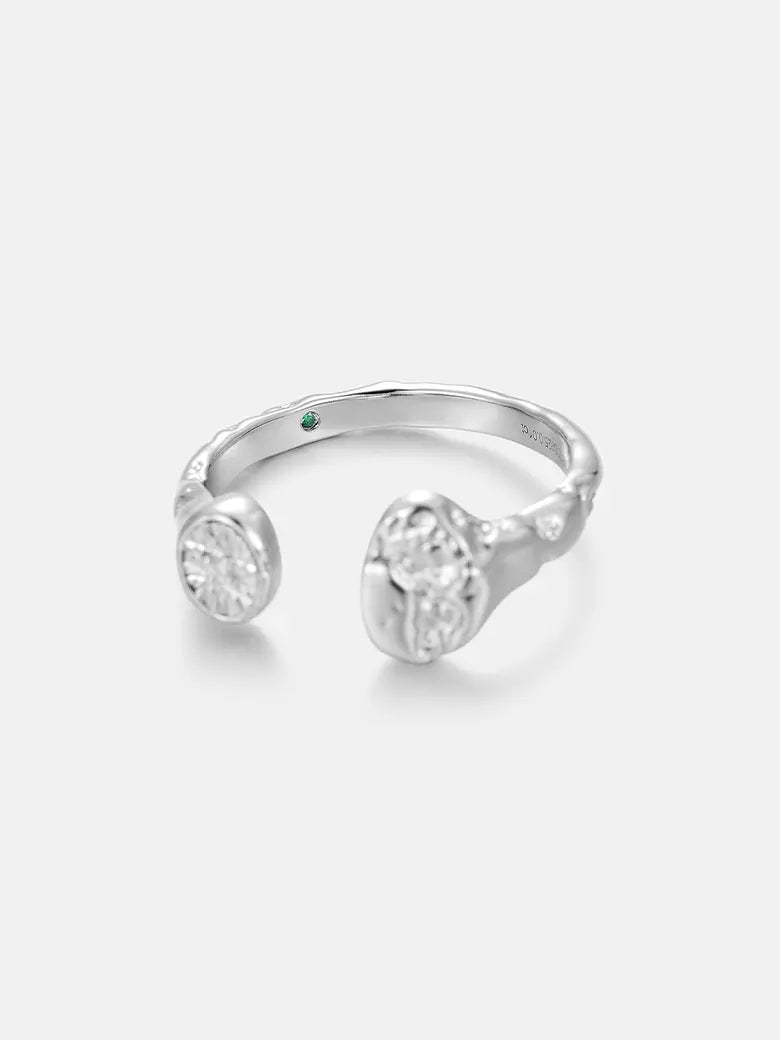 Celestial Diamond Silver Ring