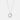 Celestial Halo Silver Necklace