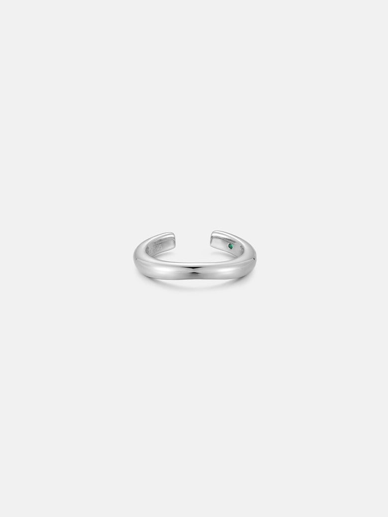 Chunky Wave Silver Ring