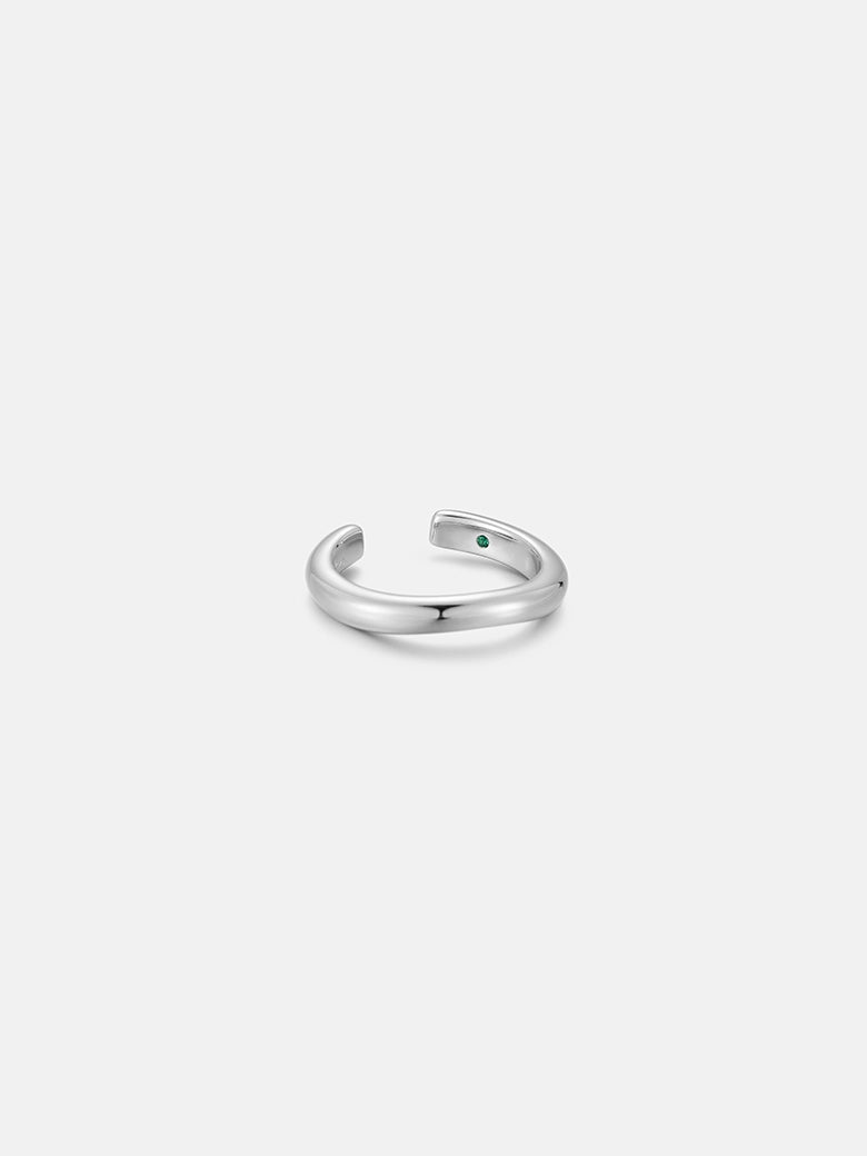 Chunky Wave Silver Ring