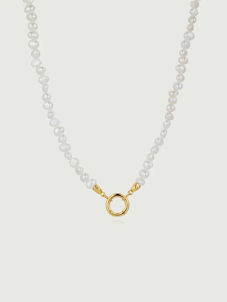 Convertible Pearl Chain Necklace
